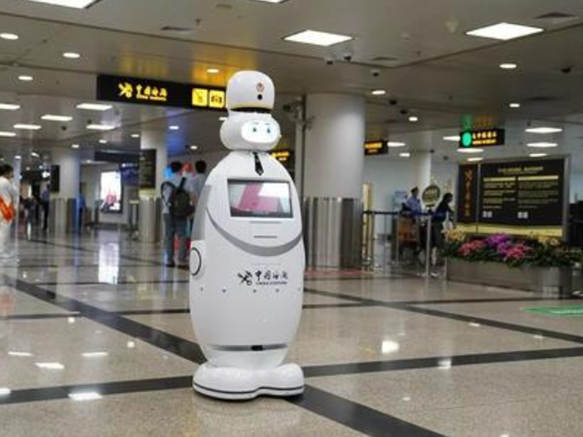 自助排隊機 何時能走上智能機器人服務(wù)智能效果圖