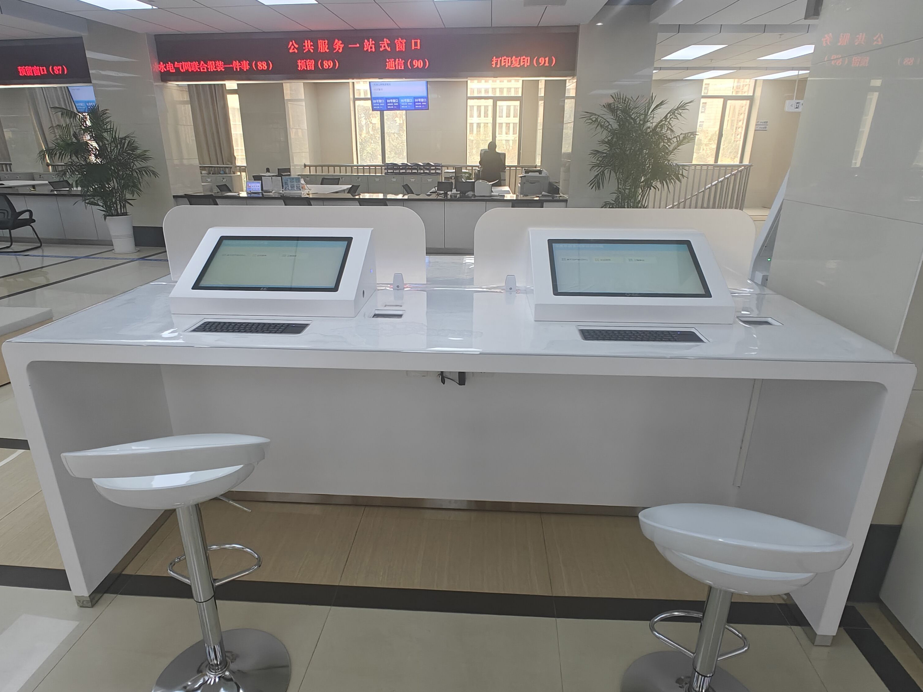 蒼溪縣政務中心:填單系統(tǒng)助力服務大廳升級開啟智慧大廳新篇章。效果圖